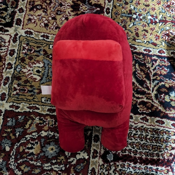 AMONG us crew mate 12" Red plush pillow decorative stuffed - Picture 5 of 7